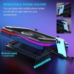 RGB Laptop Cooling Pad with Turbo Fan & Stand