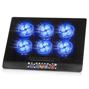 Ergonomic Laptop Cooling Pad Review: With 6 Quiet Fans?