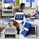 Ergonomic Laptop Cooling Pad with 6 Quiet Fans