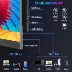 COOLHOOD 15.6" Portable 1080P External Monitor