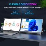 COOLHOOD 15.6" Portable 1080P External Monitor