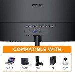 KOORUI 27" Curved Full HD Gaming Monitor