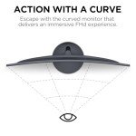 KOORUI 27" Curved Full HD Gaming Monitor