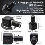 Svpro 1080P USB Webcam with 10X Zoom Lens