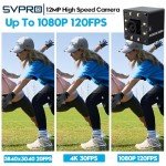 Svpro 12MP 4K USB Camera with Light