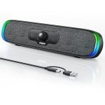 Soulion USB-C Bluetooth Soundbar with LED Lights