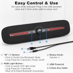 SOULION R90 Bluetooth Speakers with LED Lights