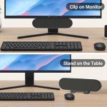 ZETIY Mini USB Clip-On Speakers for Laptop