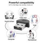 Portable USB Microphone for Gaming and Streaming