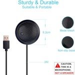 360° USB Microphone for Gaming and Meetings