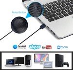 360° USB Microphone for Gaming and Meetings