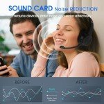 Noise Cancelling USB Headset with Microphone