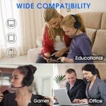 Noise Cancelling USB Headset with Microphone