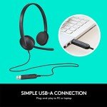 Logitech H340 USB Wired Gaming Headset, Black