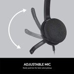 Logitech H340 USB Wired Gaming Headset, Black