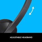 Logitech H340 USB Wired Gaming Headset, Black