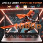 NAIKLULU 16" Gaming Laptop with R-7 Processor