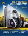 Wireless Gaming Headset for PC, PS5, and More