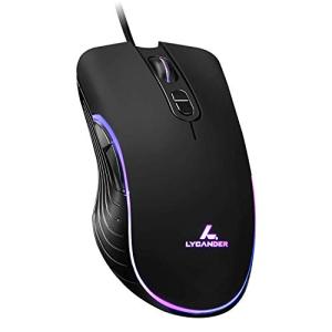 Lycander Wired Gaming Mouse with LED and 6400 DPI