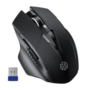 INPHIC Rechargeable Wireless Mouse with USB Receiver