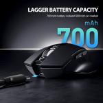 INPHIC Rechargeable Wireless Mouse with USB Receiver