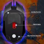 RGB Wired Optical Mouse for Gaming and Work