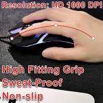 RGB Wired Optical Mouse for Gaming and Work