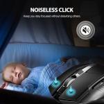 INPHIC Rechargeable Wireless Mouse with USB Receiver