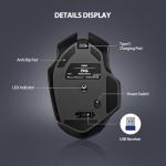 INPHIC Rechargeable Wireless Mouse with USB Receiver