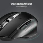INPHIC Rechargeable Wireless Mouse with USB Receiver