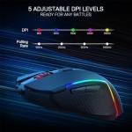 Redragon M616 RGB Wired Gaming Mouse - 10000 DPI