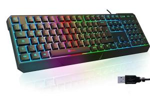 KLIM Chroma Ergonomic Wired Gaming Keyboard