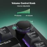 TECKNET RGB Compact Wired Gaming Keyboard