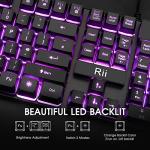 Rii RK100 Backlit Gaming Keyboard – UK Layout
