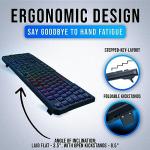 KLIM Chroma Ergonomic Wired Gaming Keyboard