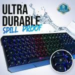 KLIM Chroma Ergonomic Wired Gaming Keyboard