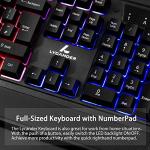 LYCANDER Wired Gaming Keyboard with Rainbow Backlight