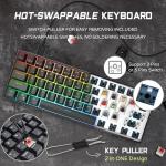 RK Royal Kludge RK61 60% Wired Gaming Keyboard