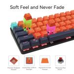 Compact 60% RGB Mechanical Keyboard with Red Switches