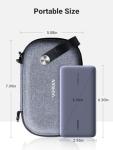 UGREEN Portable Travel Cable Organizer Pouch - Grey