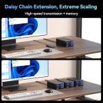 CENMATE Dual Bay Hard Drive Enclosure with Cooling Fan
