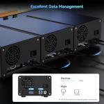 CENMATE Dual Bay Hard Drive Enclosure with Cooling Fan