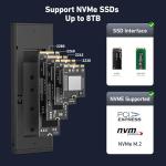 BENFEI Tool-Free USB C NVME SSD Enclosure