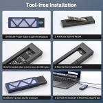 BENFEI Tool-Free USB C NVME SSD Enclosure