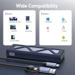 BENFEI Tool-Free USB C NVME SSD Enclosure