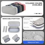 Teskyer Portable Tech Organizer Bag - Light Grey