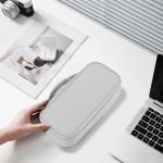 Teskyer Portable Tech Organizer Bag - Light Grey