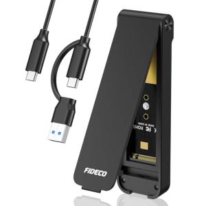 FIDECO M.2 NVMe SSD Enclosure USB Adapter