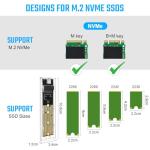 AXFEE Tool-free USB 3.1 NVMe SSD Enclosure