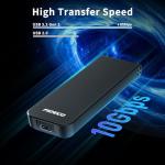 FIDECO M.2 NVMe SSD Enclosure USB Adapter